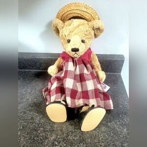 1996 Ganz Cottage Collectibles NIKKI Bear CC531 15"